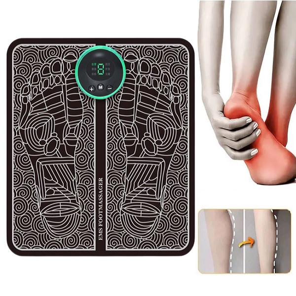 Thảm massage chân EMS ứng dụng xung điện trị liệu đa năng BA628