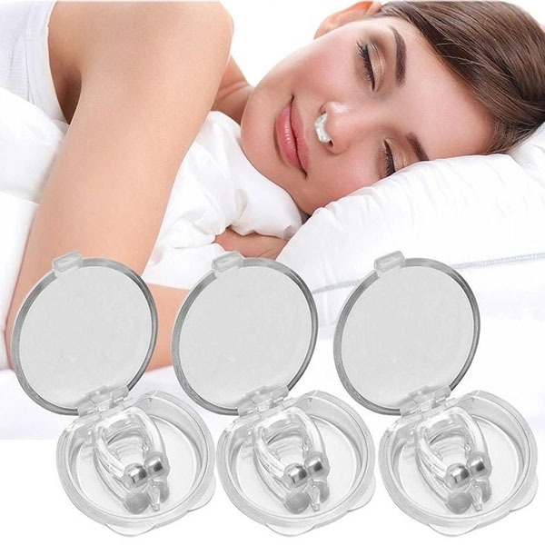Kẹp mũi chống ngáy bằng silicon bảo vệ giấc ngủ ngon J198