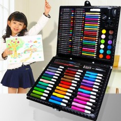 Hộp bút màu đa năng 135 chi tiết cho bé tập tô màu, tập vẽ R100